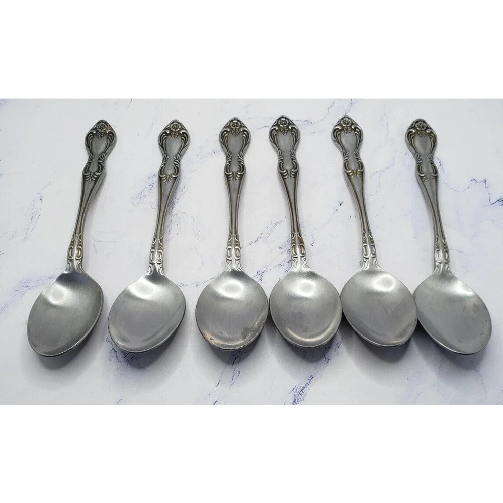 6 Tablespoons Valhalla Embassy Classic Stainless Flatware